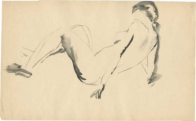 Лебедев Владимир Васильевич. Лежащая обнаженная. Из серии «Обнаженные»